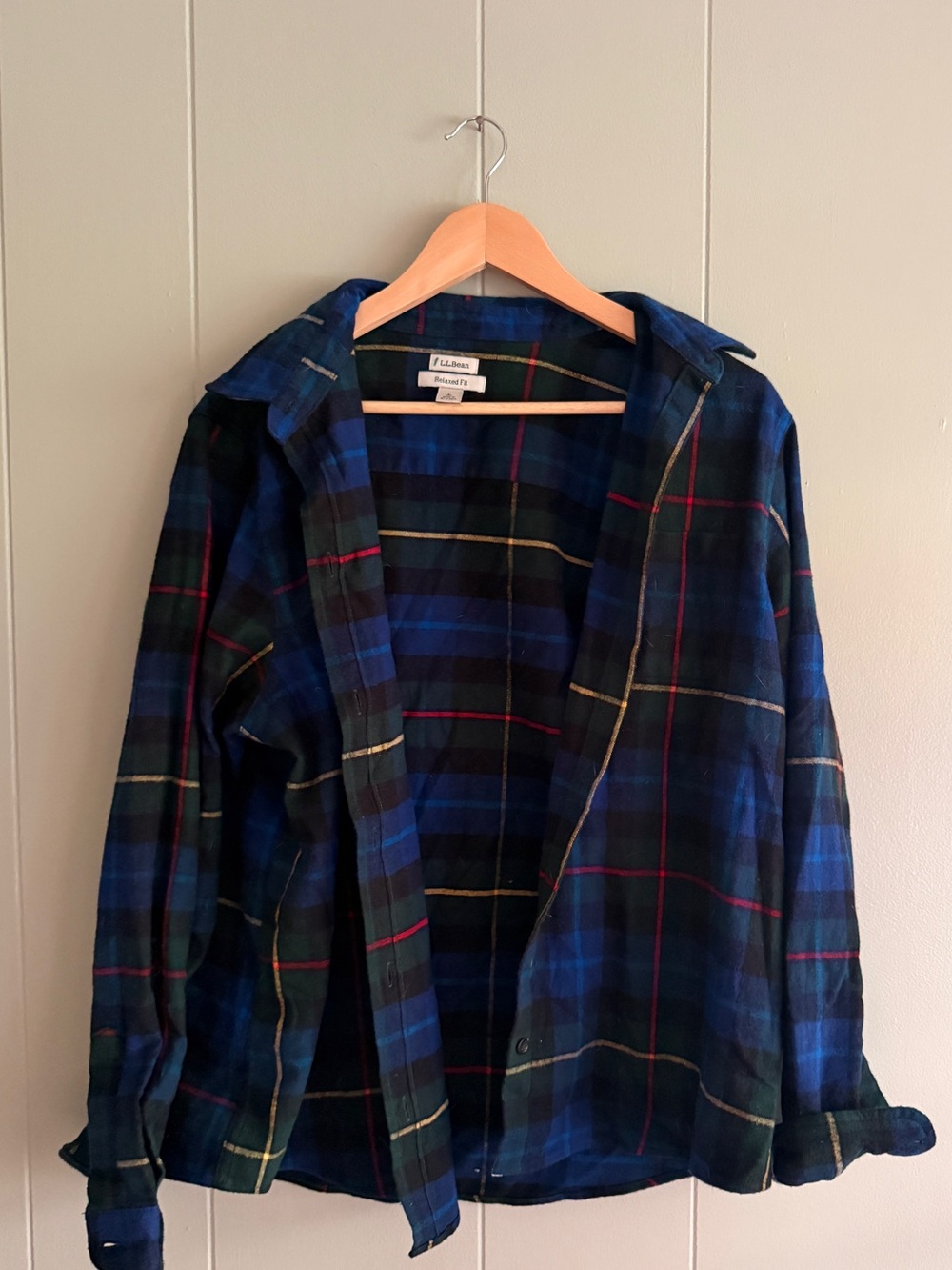 L.L. Bean relaxed fit flannel